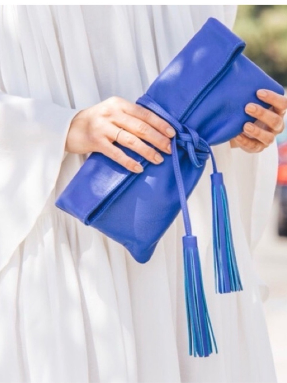 Shaffer LA Julian leather clutch